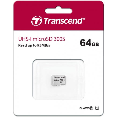 64GB Memory Card Transcend High Speed MicroSD Class 10 MicroSDXC  - BFV19 1384-2