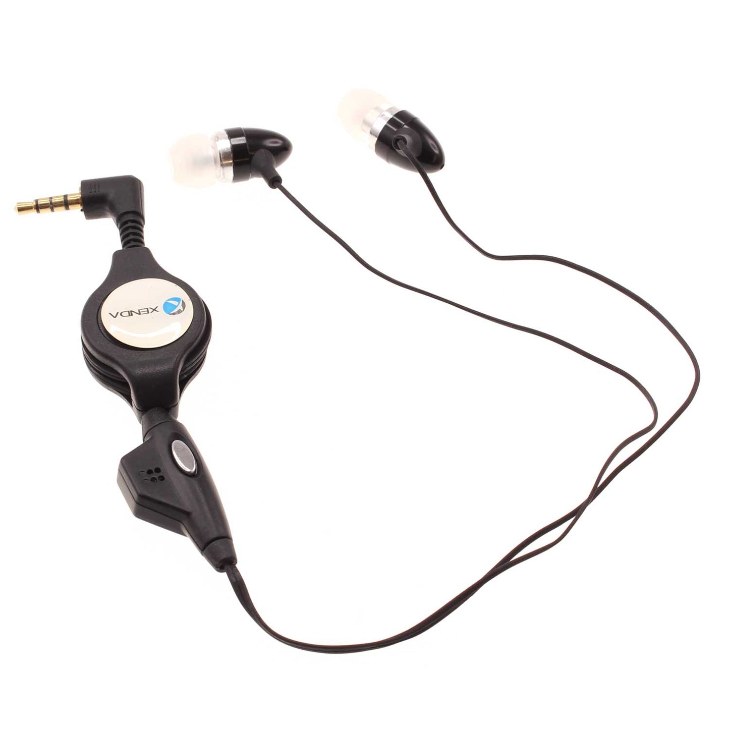 Retractable Earphones Wired Headphones Handsfree Mic Headset 3.5mm  - BFC63 357-1