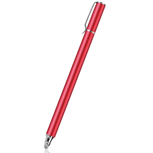 image of Red Stylus Touch Screen Pen Fiber Tip Aluminum Lightweight  - BFZ57 1683-1