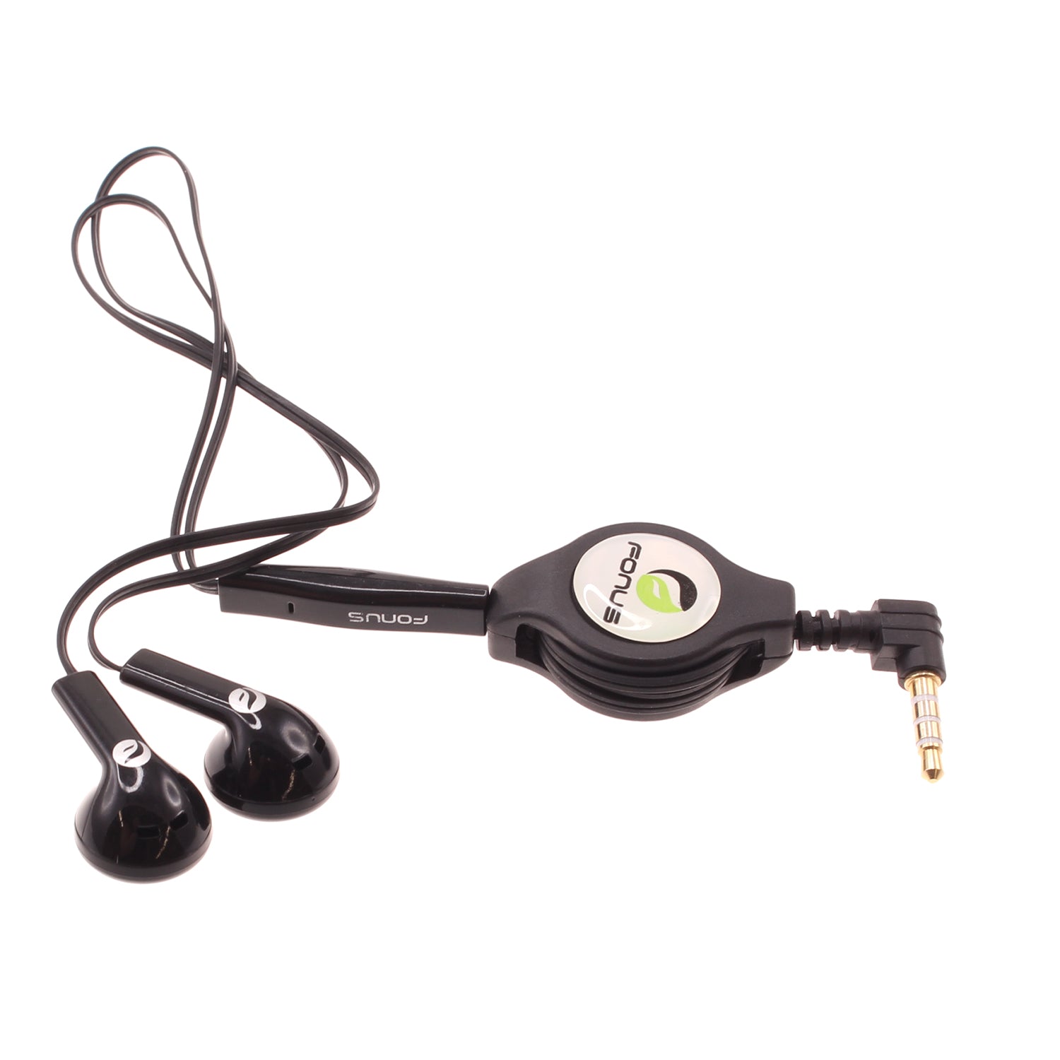 Retractable Earphones Headphones Hands-free Headset Handsfree Earbuds  - BFB63 405-1