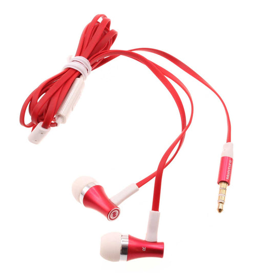 image of Wired Earphones Hi-Fi Sound Headphones Handsfree Mic Headset Metal Earbuds  - BFD27 392-1