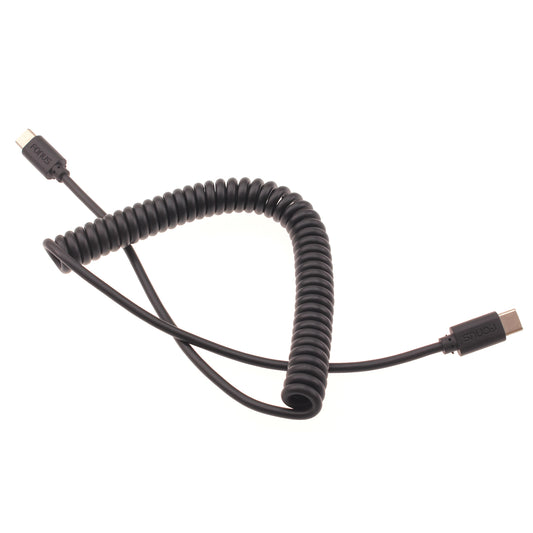 Coiled Cable USB-C to TYPE-C Fast Charger Cord Power  - BFD26 1421-1