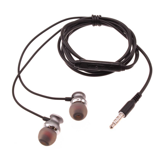 image of Wired Earphones Hi-Fi Sound Headphones Handsfree Mic Headset Metal Earbuds  - BFD99 1580-1