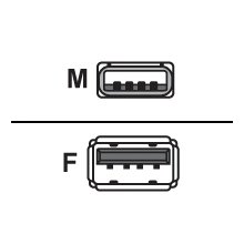 Short USB Cable 1ft MicroUSB Charger Cord Power  - BFM88 194-4