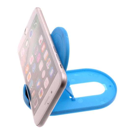 image of Fold-up Stand Blue Holder Travel Desktop Cradle  - BFS13 1629-1