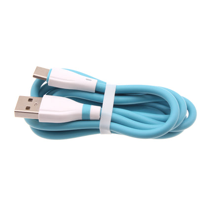 4ft USB-C Cable Blue Charger Cord Power Wire Type-C  - BFE13 1468-1