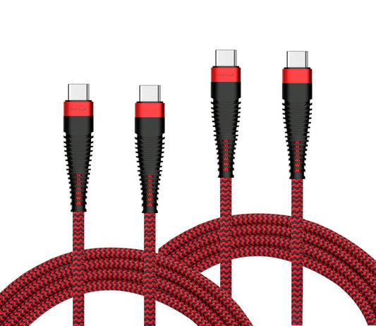 image of 6ft and 10ft Long PD USB-C Cables Fast Charge TYPE-C to TYPE-C Cord Power Wire USB-C to USB-C Data Sync  - BFY69 1796-1