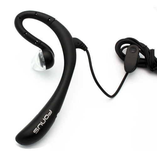 Wired Mono Headset Earphone w Mic Headphone 3.5mm Single Earbud Hands-free  - BFK57 394-6