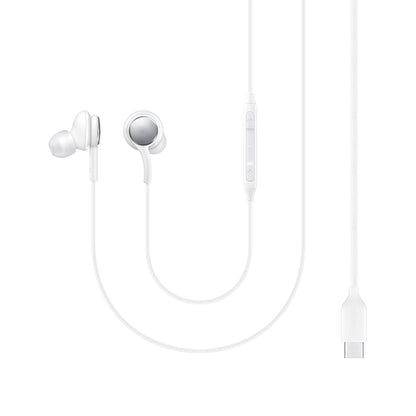 TYPE-C Earphones Wired Earbuds Headphones - White 2085-1