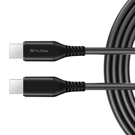 10ft Long USB-C Cable PD Fast Charger Cord Power Wire (Type-C to Type-C) Sync  - BFK53 1464-1