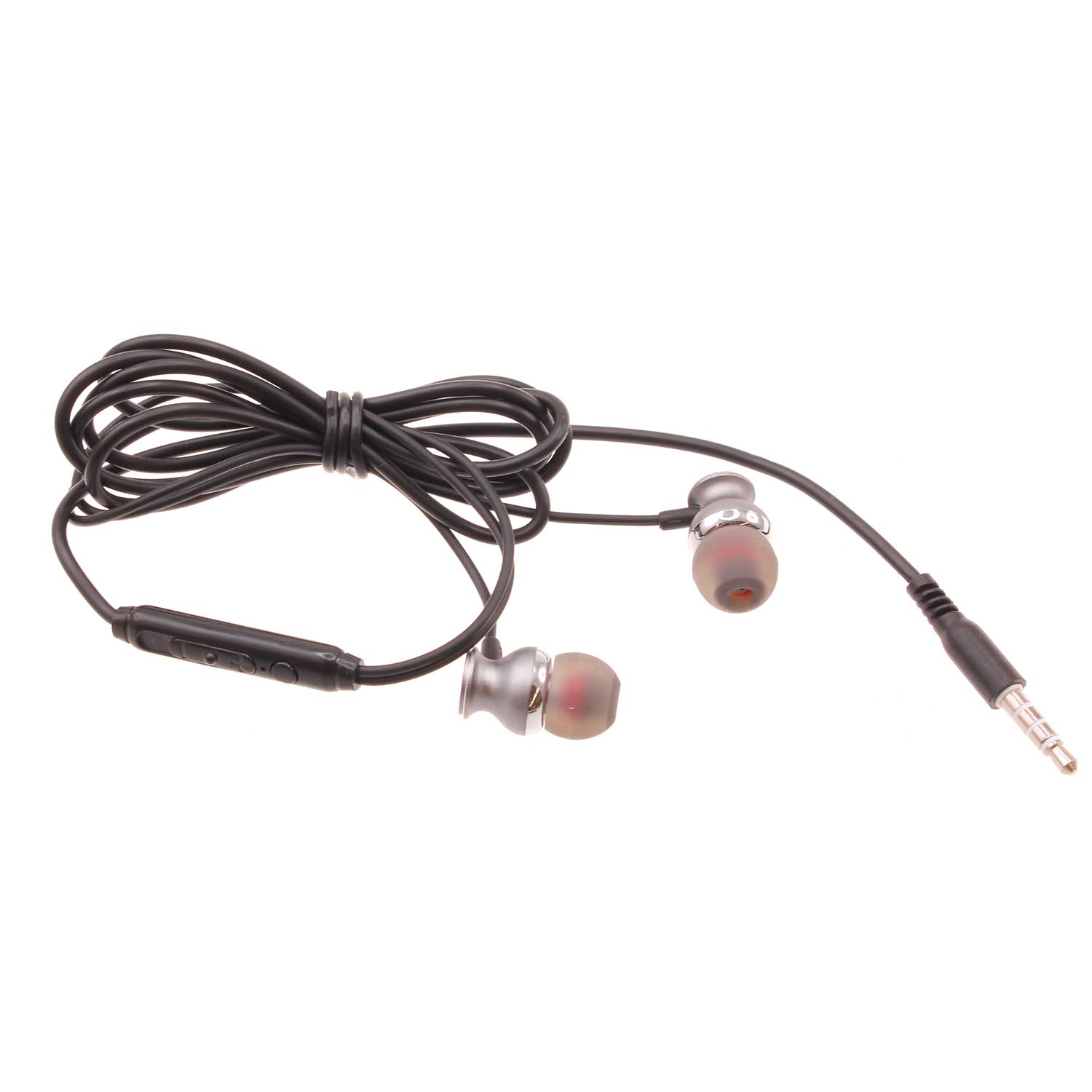 Wired Earphones Hi-Fi Sound Headphones Handsfree Mic Headset Metal Earbuds  - BFD99 1580-1