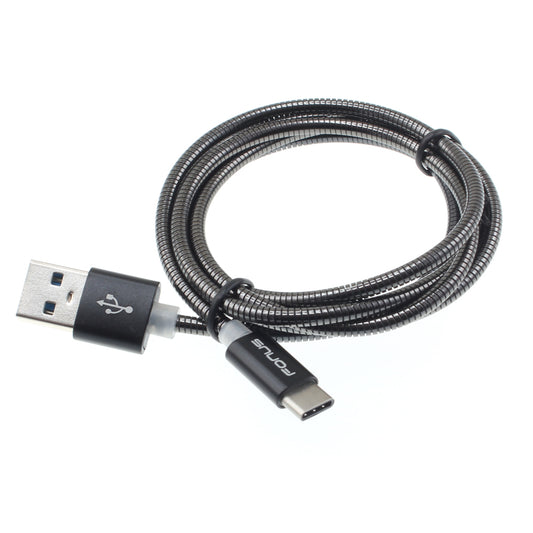 image of Metal USB Cable 3ft Type-C Charger Cord Power Wire  - BFE82 929-1