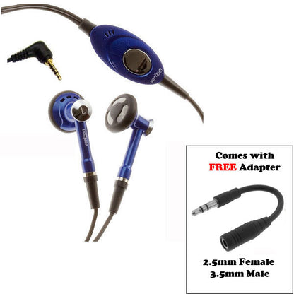 Headset 2.5mm to 3.5mm Adapter Earphones Microphone Headphones Earbuds  - BFP08 339-5