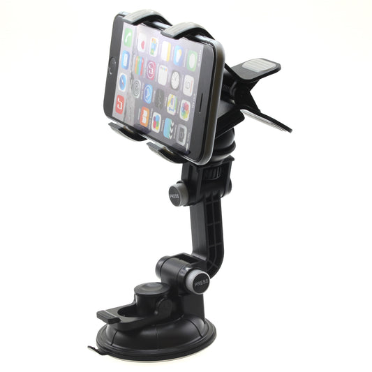 image of Car Mount Dash Windshield Holder Cradle Rotating  - BFJ05 642-1