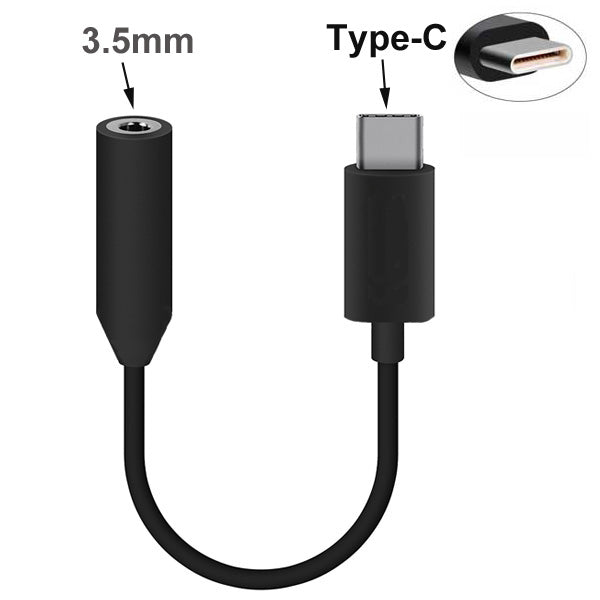 Mono Headset Type-C Adapter Earphone Handsfree Mic Single Earbud  - BFT22 873-4