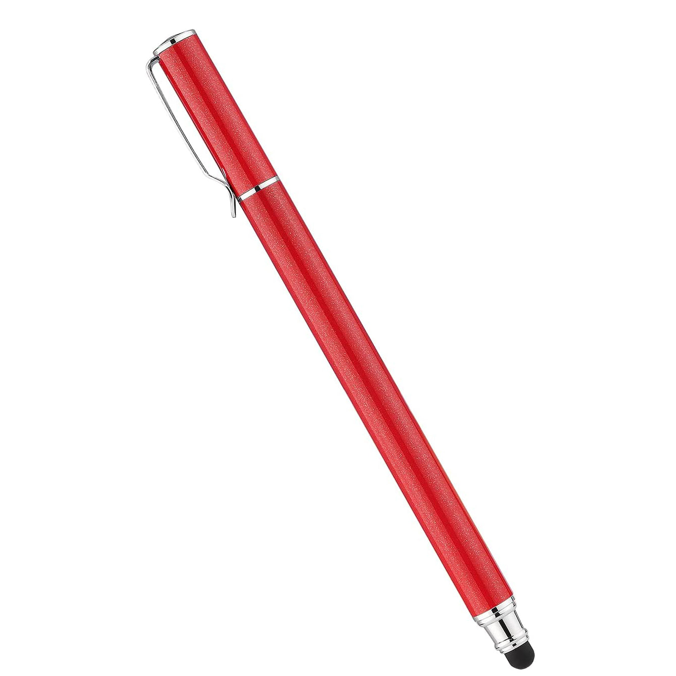 Red Stylus Touch Screen Pen Fiber Tip Aluminum Lightweight  - BFZ57 1683-1