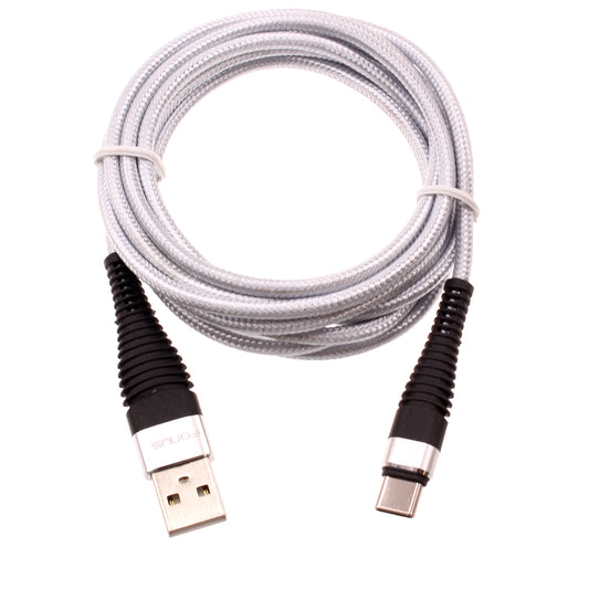 10ft USB-C Cable Long Charger Cord Type-C Power Wire  - BFK10 1460-1