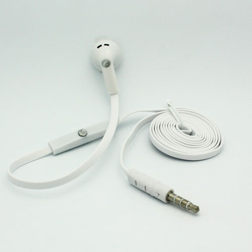 Mono Headset Wired Earphone Single Earbud 3.5mm Headphone Flat  - BFJ87 388-3