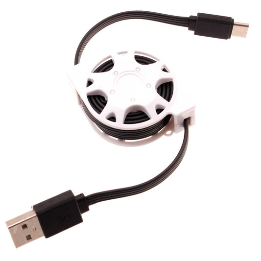 image of USB Cable Retractable Type-C Charger Power Cord  - BFC87 989-1