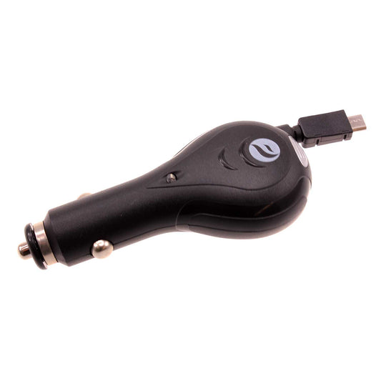 image of Car Charger Retractable 3.1A USB Port Micro-USB DC Socket  - BFC01 831-1