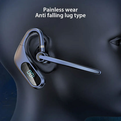 Wireless Earphone Ear-hook Headphone Boom Mic Handsfree Single Headset  - BFY47 1773-8