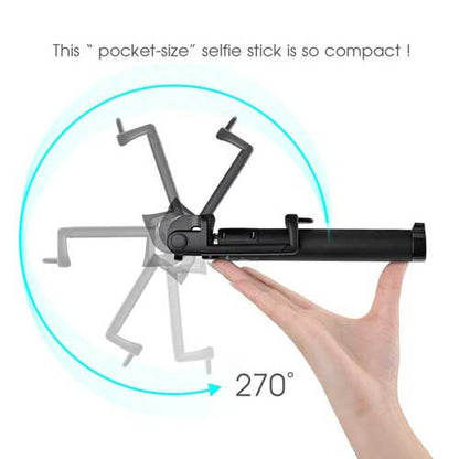 Selfie Stick Wireless Monopod Remote Shutter Built-in Self-Portrait  - BFC21 484-2