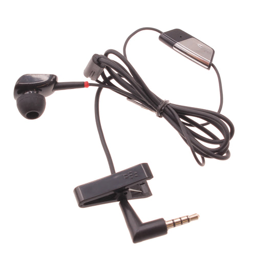 image of Mono Headset Wired Earphone Handsfree Mic 3.5mm Headphone Single Earbud  - BFB55 410-1