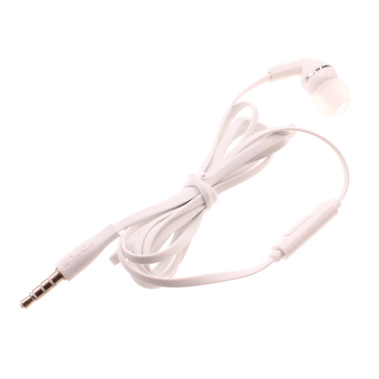 image of Mono Headset Earphone w Mic Wired Earbud 3.5mm Single Headphone Hands-free  - BFF70 441-1