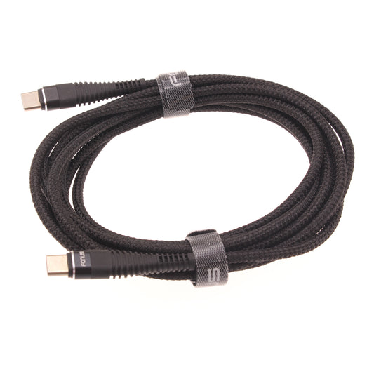 image of 6ft PD Cable Type-C to USB-C Charger Cord Power Wire Sync  - BFE10 1454-1