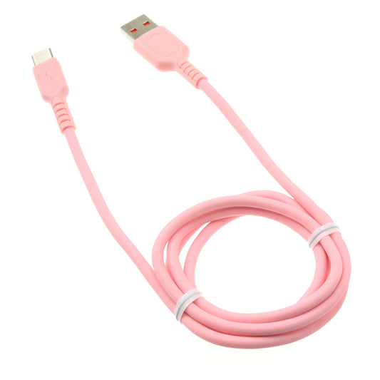 image of 3ft USB-C Cable Pink Charger Cord Power Wire Type-C  - BFG62 1415-1