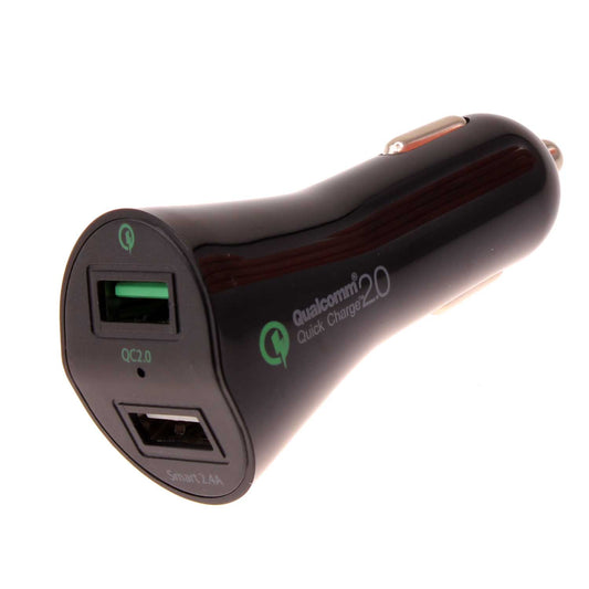 image of Car Charger 30W Fast 2-Port USB Power Adapter DC Socket  - BFK66 840-1