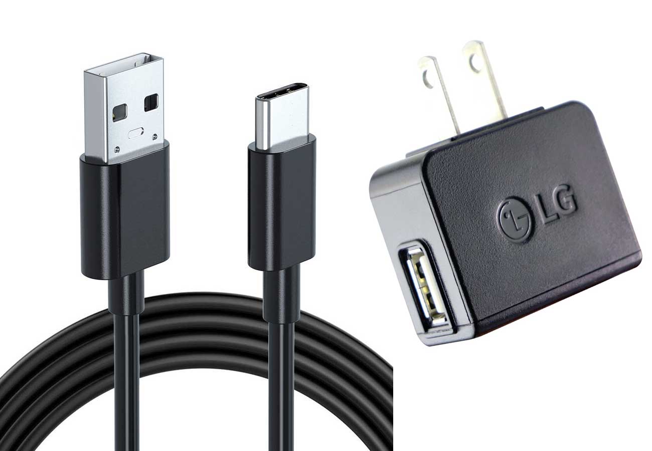 Home Wall USB Charger with 6ft Long Type-C Cable 2059-1