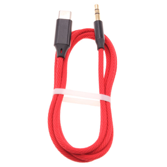 image of Aux Cable USB-C to 3.5mm Audio Cord Car Stereo Aux-in Adapter Speaker Jack Wire  - BFE42 1501-1