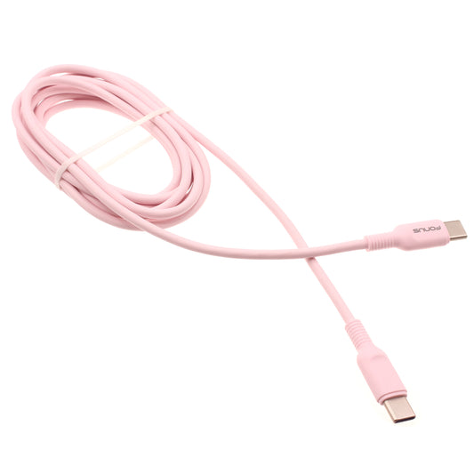 Pink 6ft Long Cable USB-C to Type-C PD Fast Charger Cord Power Wire  - BFB43 1419-1