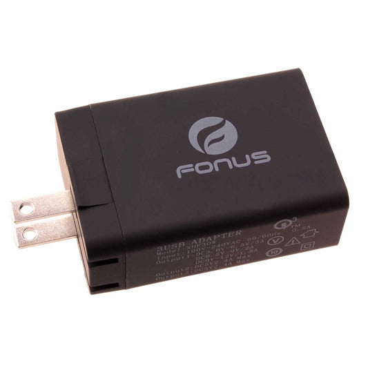 image of Home Charger 34W 6.8Amp 3-Port USB One Fast Port Travel  - BFA61 1068-1