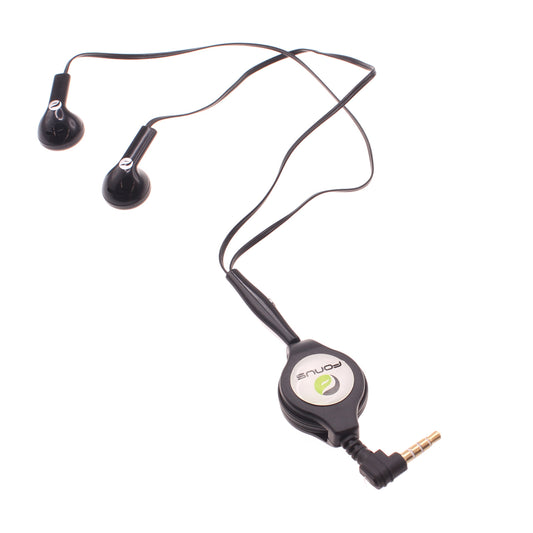 Retractable Earphones Headphones Hands-free Headset Handsfree Earbuds  - BFB63 405-1