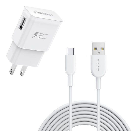 image of Fast Home Charger Type-C 6ft USB Cable Quick Power Adapter  - BFM13 933-1