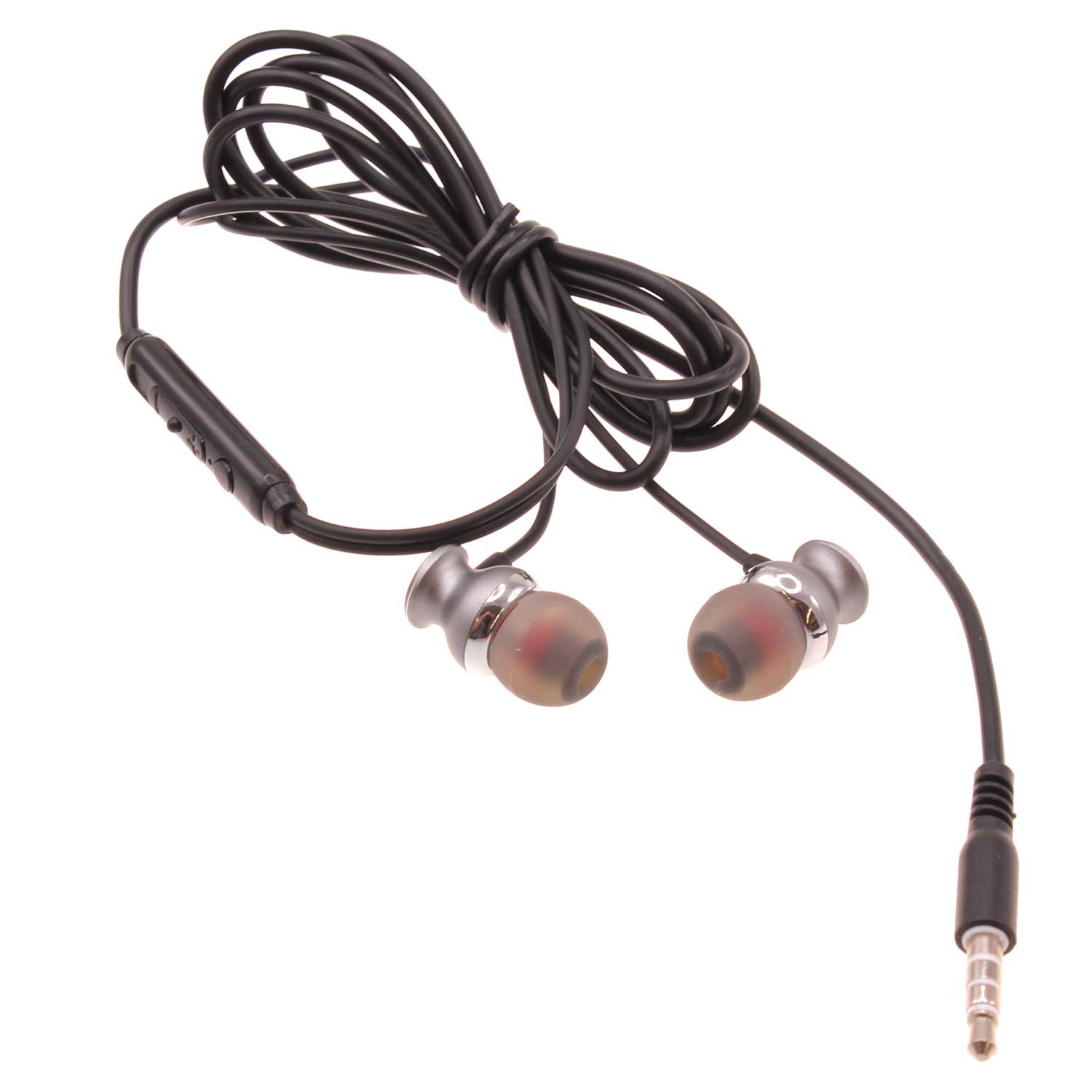 Wired Earphones Hi-Fi Sound Headphones Handsfree Mic Headset Metal Earbuds  - BFD99 1580-1