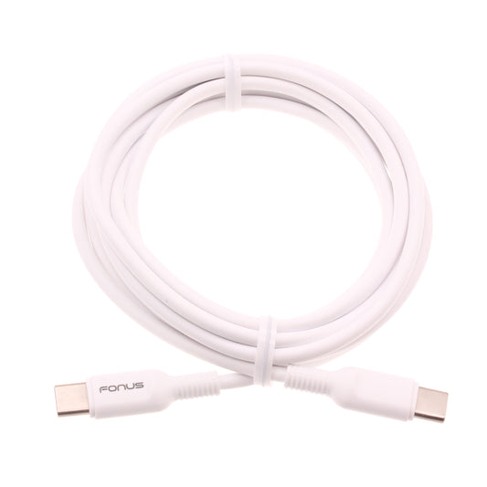 image of 6ft Long Type-C Cable PD Fast Charger Cord Power Wire Sync (USB-C to USB-C)  - BFE30 1476-1