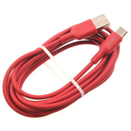 6ft USB-C Cable Red Charger Cord Power Wire Type-C  - BFC15 1423-1