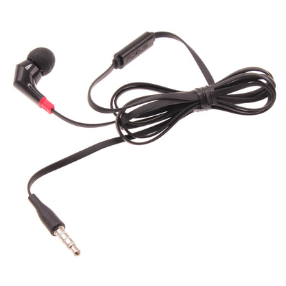 Mono Headset Earphone w Mic Wired Earbud 3.5mm Single Headphone Hands-free  - BFF47 440-1