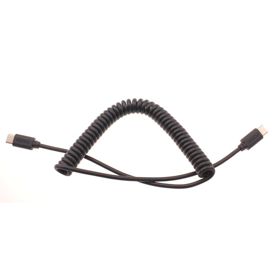 Coiled Cable USB-C to TYPE-C Fast Charger Cord Power  - BFD26 1421-1