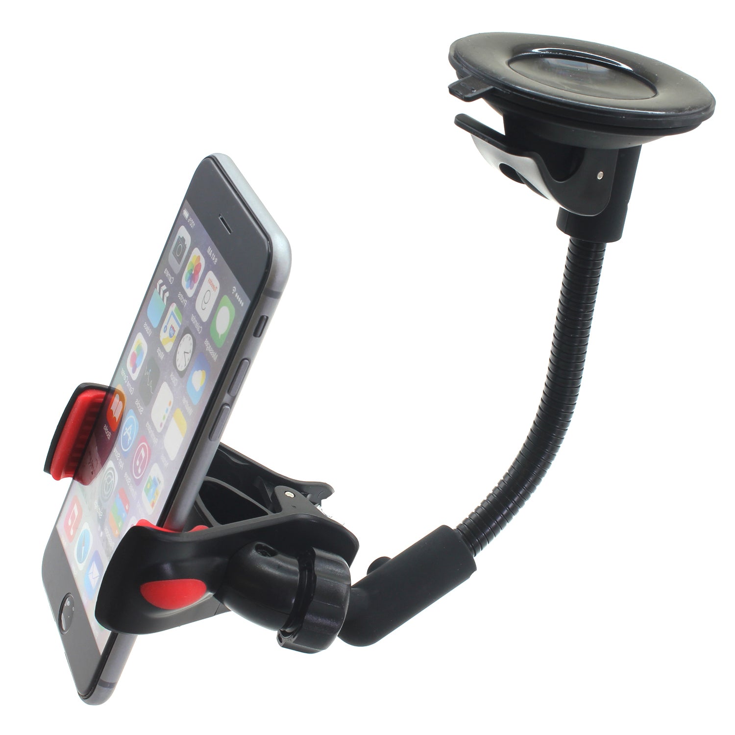 Car Mount Dash Windshield Holder Swivel Clip  - BFC51 701-1