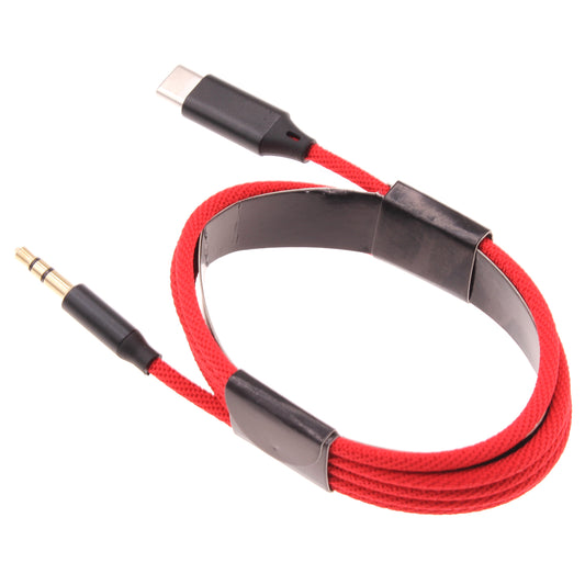 image of Aux Cable USB-C to 3.5mm Audio Cord Car Stereo Aux-in Adapter Speaker Jack Wire  - BFE42 1501-1