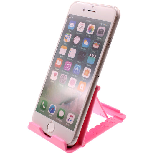 image of Pink Stand Fold-up Holder Travel Desktop Cradle  - BFG52 1667-1