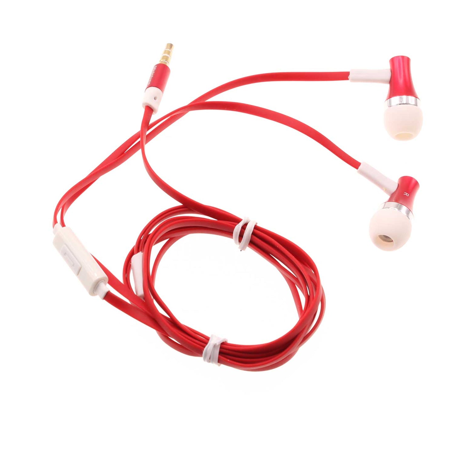 Wired Earphones Hi-Fi Sound Headphones Handsfree Mic Headset Metal Earbuds  - BFD27 392-1