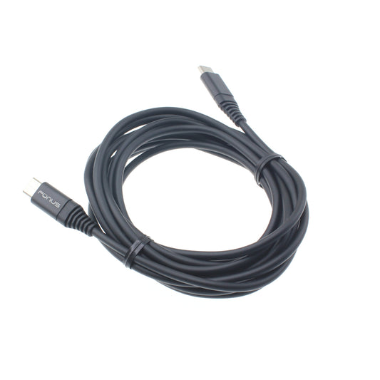 image of USB-C Cable 10ft Long Fast Charge Power Cord (Type-C to Type-C) Wire  - BFK92 1020-1