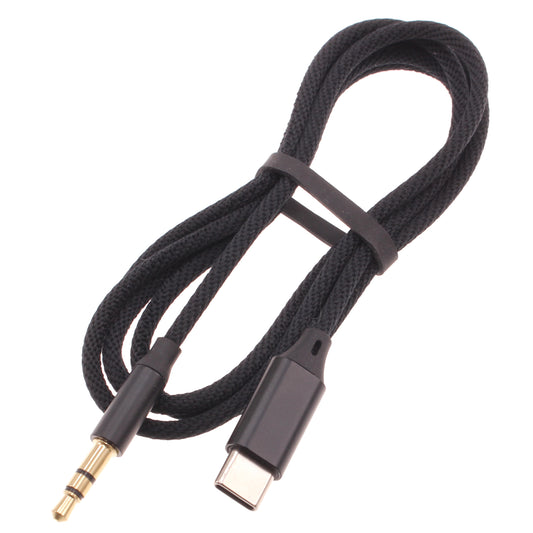 image of Aux Cable USB-C to 3.5mm Audio Cord Car Stereo Aux-in Adapter Speaker Jack Wire  - BFA71 1500-1