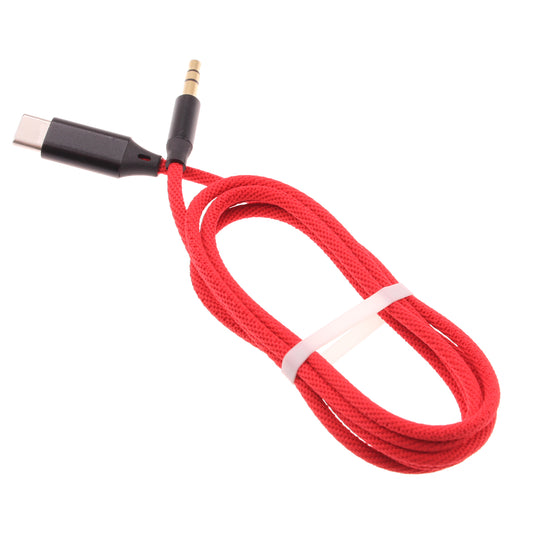 image of Aux Cable USB-C to 3.5mm Audio Cord Car Stereo Aux-in Adapter Speaker Jack Wire  - BFE42 1501-1