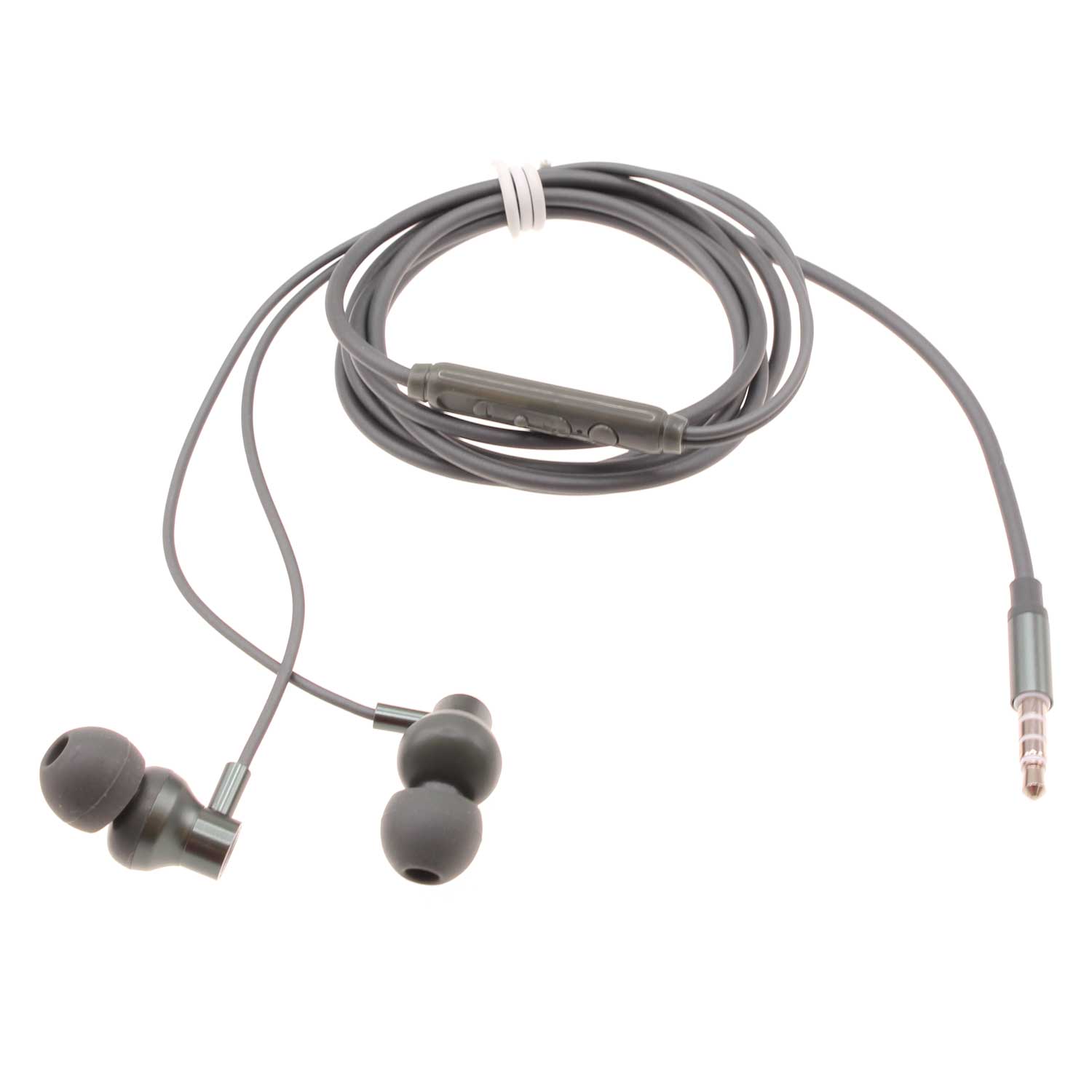 Wired Earphones Hi-Fi Sound Headphones Handsfree Mic Headset Metal Earbuds  - BFD75 1575-1